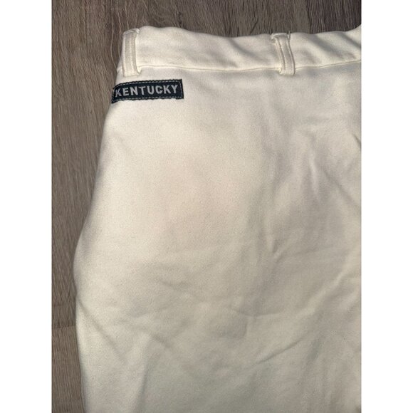 Equestrian Riding Pants Kentucky Schoeller Prestige Stretchy Sportswear White - Picture 6 of 9